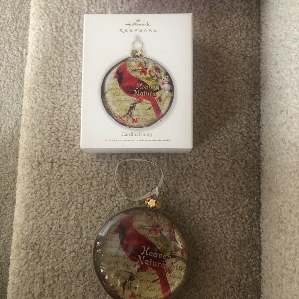 Hallmark Keepsake Red Cardinal Heaven Nature Ornament
